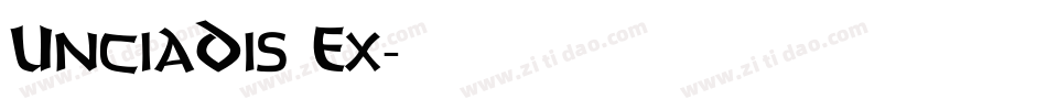 UnciaDis Ex字体转换